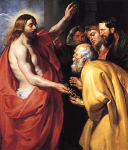 Rubens: Kristus dává klíče sv. Petrovi
