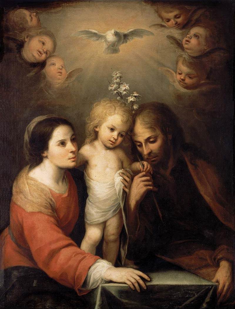 Denní modlitba před obrazem Svaté rodiny