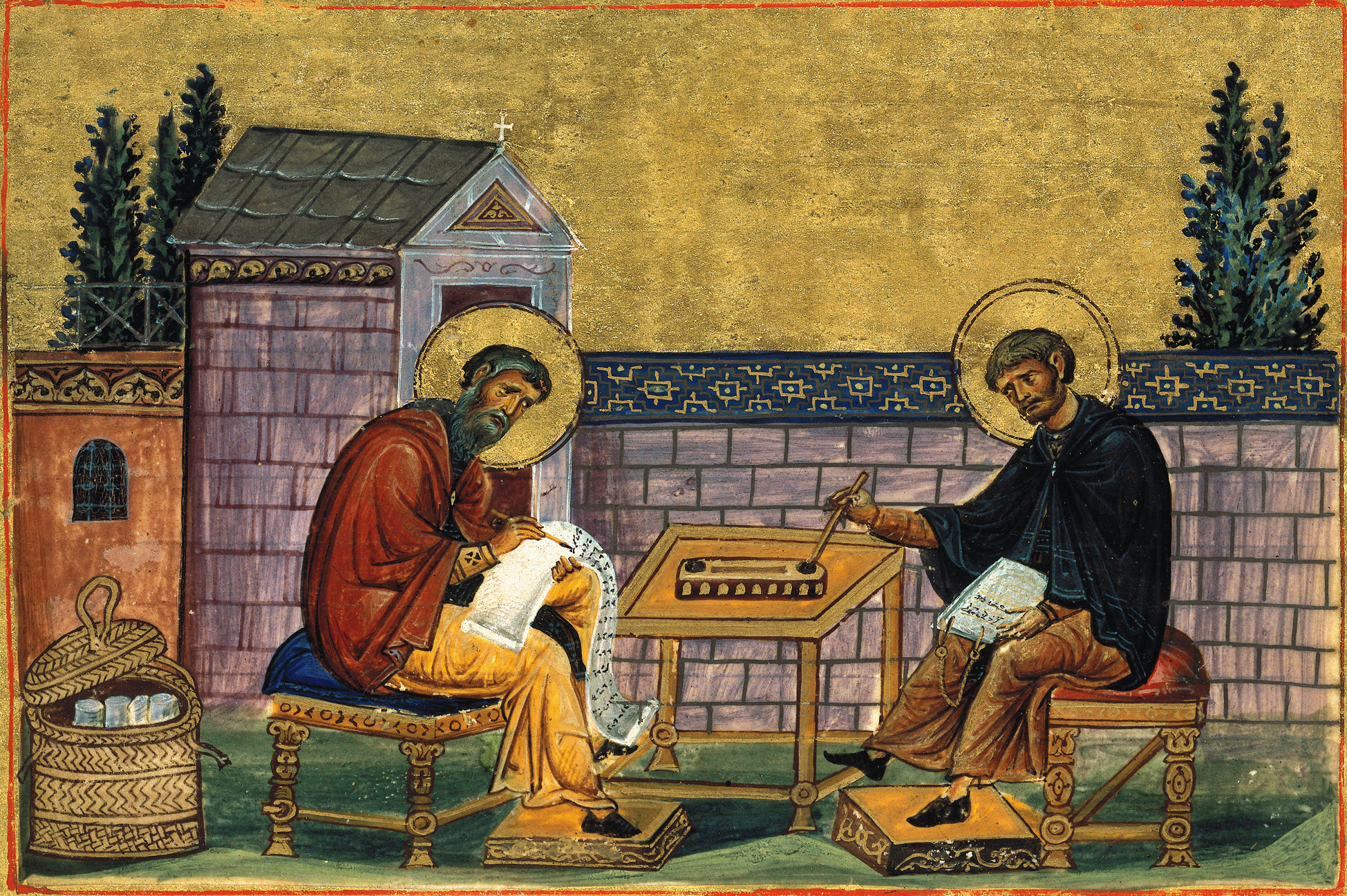 St. John of Damascus and St. Kosmas Bishop of Maiouma